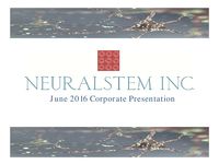 June 2016 Corporate Presentation